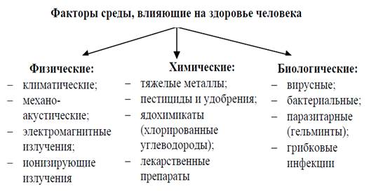 Проанализировать современные факторы риска для здоровья человека  1