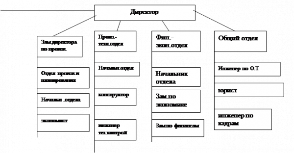  организационная структура управления предприятия 2
