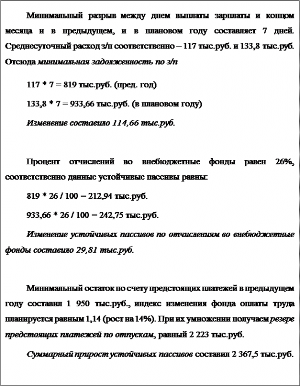 Резерв предстоящих платежей 2