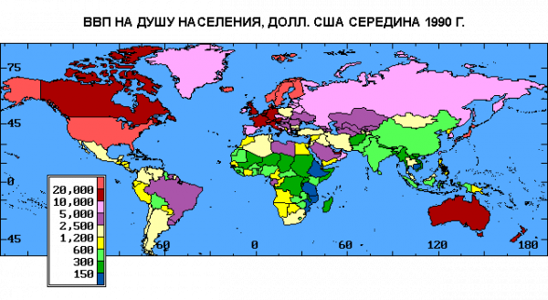 Типы стран по уровню социально экономического развития 1